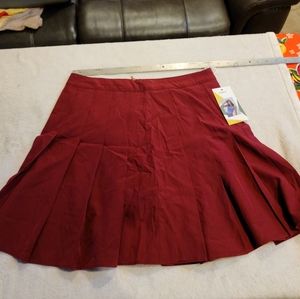 Halara burgundy skort size M. NWT